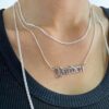 ⁦שרשרת שם אולד סקול ניו יורק לייט⁩ – תמונה ⁦2⁩