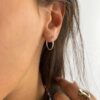 ⁦עגילי חישוק ג'יני 16 מ"מ⁩ – תמונה ⁦2⁩