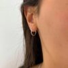 ⁦עגילי חישוק ג'יני 14 מ"מ⁩ – תמונה ⁦2⁩